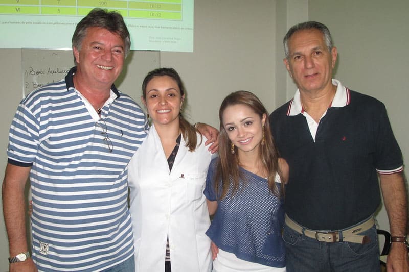 Presidentes do CFBM e CRBM-1 nos cursos de Biomedicina Estética em Sertãozinho-SP