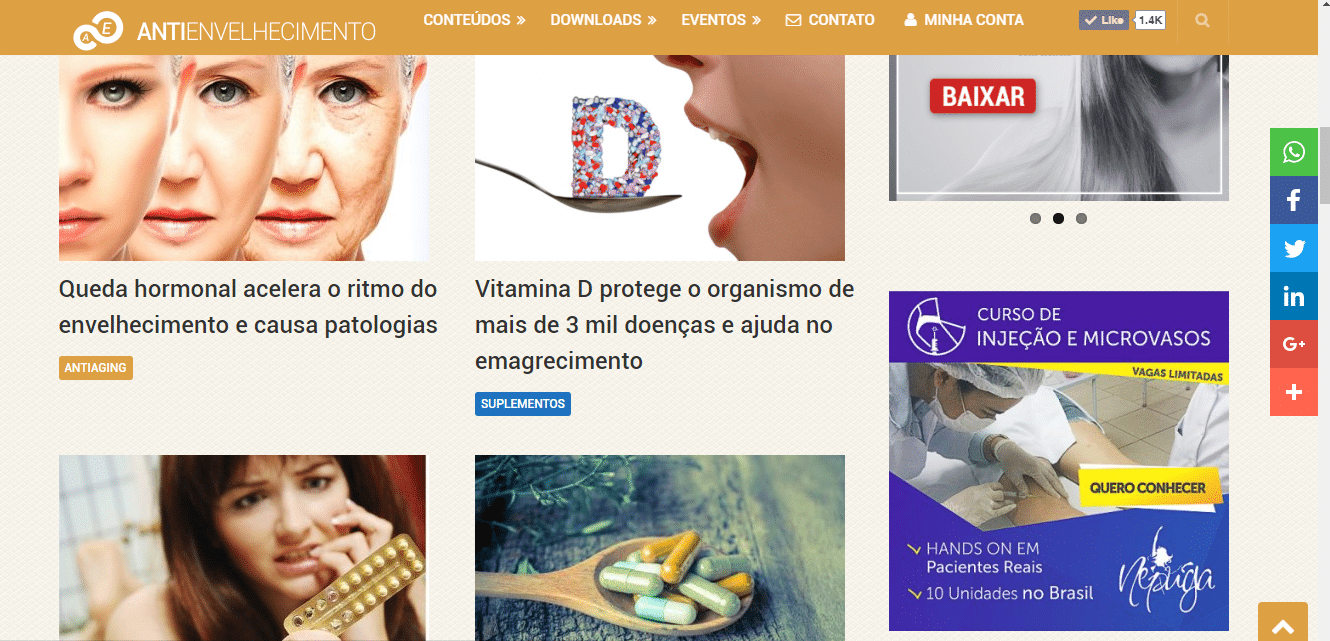 Blog Antienvelhecimento Saudável traz entrevista sobre hormônios bioidênticos