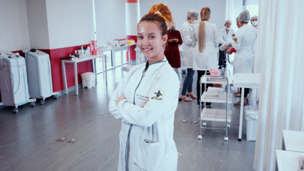 No Pará, ela escolheu o curso de Biomedicina Estética – “Com o conhecimento, a gente vai longe”